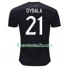 Camisolas de Futebol Argentina Paulo Dybala 21 Equipamento Alternativa Copa América 2019 Manga Curta